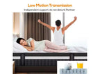 Liquidation matelas King - Matelas hybride 14 pouces en boîte, ressorts ensachés, fermeté moyenne, isolation des mouvements, certifié CertiPUR-US, sans fibre de verre