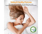Liquidation matelas King - Matelas hybride 14 pouces en boîte, ressorts ensachés, fermeté moyenne, isolation des mouvements, certifié CertiPUR-US, sans fibre de verre