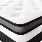 Liquidation matelas King - Matelas hybride 14 pouces en boîte, ressorts ensachés, fermeté moyenne, isolation des mouvements, certifié CertiPUR-US, sans fibre de verre