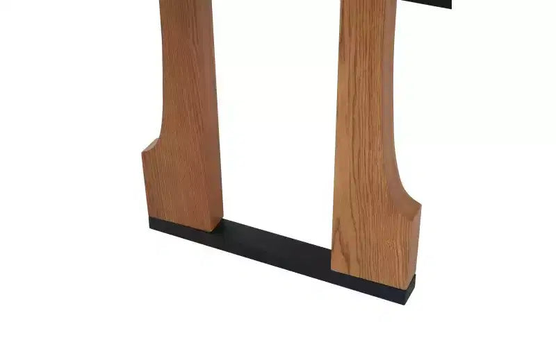 TUYOHW 63 Table de salle à manger rectangulaire pour 6-8 personnes, table de cuisine de style campagnard avec cadre en bois massif pour salon, résistante aux rayures et à l'eau