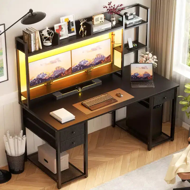 Computer Desk with Drawers