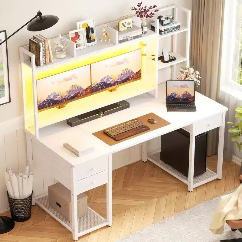 Computer Desk with Drawers