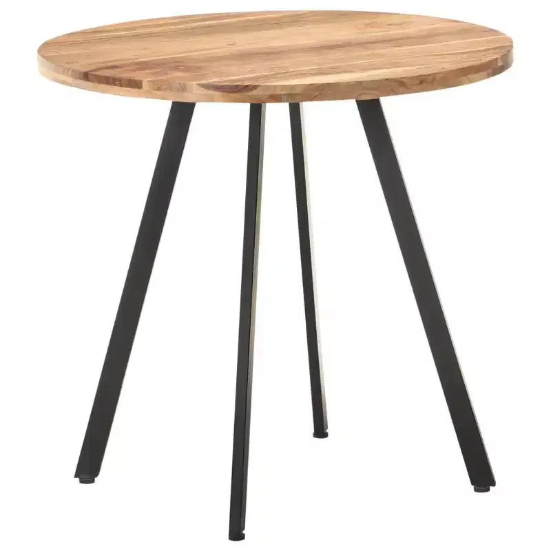 vidaXL Round Dining Table - Industrial Style