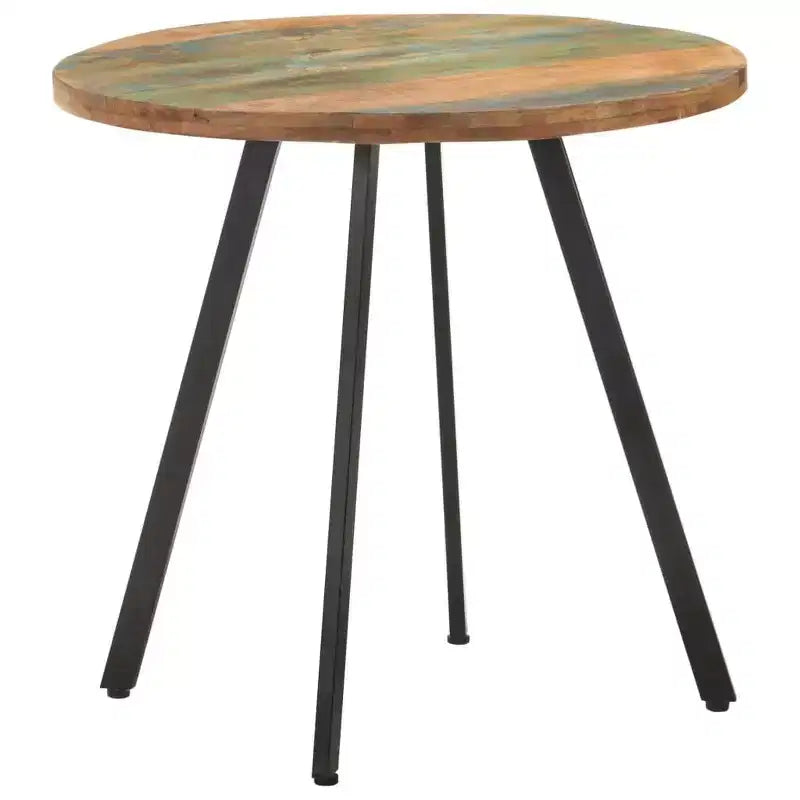 vidaXL Round Dining Table - Industrial Style