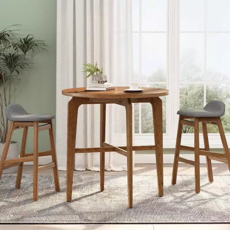 Christopher Knight Home Carly 36 Inch High Wooden Bar Table
