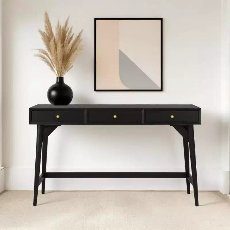Flynn Large Desk, Black
