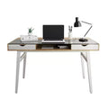 HomeStock Kids Desks with Open Storage Shelf