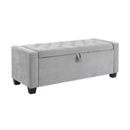GDFStudio Norwyn Pouf de rangement rembourré 48