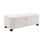 GDFStudio Norwyn Pouf de rangement rembourré 48