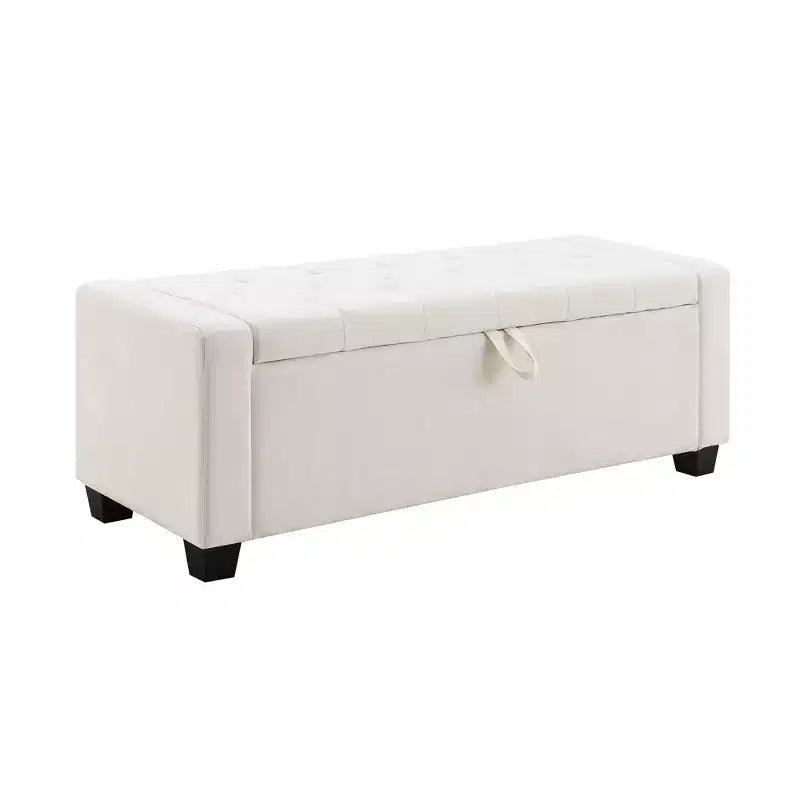 GDFStudio Norwyn Pouf de rangement rembourré 48