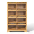 Christopher Knight Home Bradley Armoire de Rangement Moderne de Style Ferme en Bois avec 8 Portes Vitrées