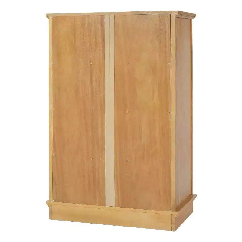 Christopher Knight Home Bradley Armoire de Rangement Moderne de Style Ferme en Bois avec 8 Portes Vitrées