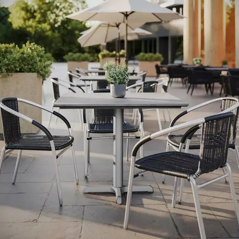 Plateau de table Flash Furniture Acadia TopGuard HPL, bord sans couture, résistant aux rayures et aux taches, qualité commerciale