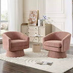 Fauteuil pivotant à 360° pour la lecture avec rangement caché, fauteuil de salon rotatif en tissu chenille pour le salon, la chambre et le bureau à domicile