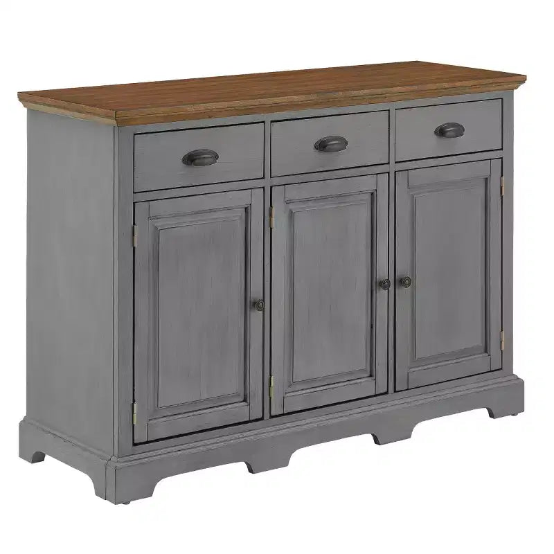 Buffet Lea - Chêne/Gris antique - iNSPIRE Q
