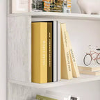 GDFStudio Tabbie 64H Bibliothèque d'angle autoportante à 5 étagères en forme de L