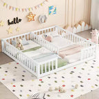 MAYEERTY Twin Loft Bed Under-Bed Desk Space Space-Saving Solid Pine Wood