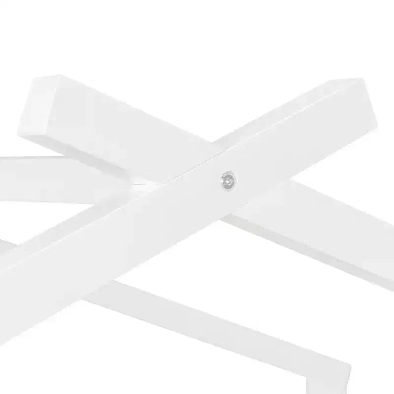 Lit de maison Bellemave avec lit gigogne double, cadre de lit plateforme Montessori en bois pour enfants, taille double/simple, naturel et blanc