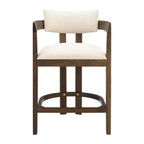 Christopher Knight Home Heini, ensemble de salle à manger moderne 5 pièces en bois avec table à pied central et pieds en bois d'hévéa