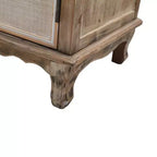 GDFStudio Wrenford Armoire de rangement rustique en bois massif à 3 tiroirs