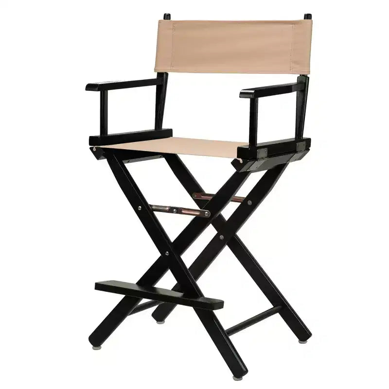 Counter-Height Director's Chair - Black Frame