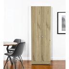 71 Garde-manger ou placard de rangement en bois de chêne - 23,6' X '70,8' X '11,8