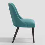 Skyline Furniture Tara Chaise de Salle à Manger Velours Paon