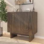 Meuble d'appoint en bois à 2 portes