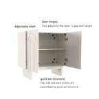 Meuble d'appoint en bois à 2 portes