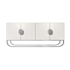 Meuble d'appoint 4 portes en bois