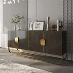 Meuble d'appoint 4 portes en bois