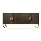Meuble d'appoint 4 portes en bois