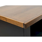 Classeur moderne de style « farmhouse » avec 1 tiroir, 56 cm, aucun assemblage requis, fini deux tons