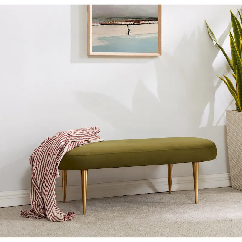 Banc ovale - 48Lx18Px16H