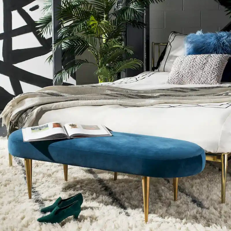 Banc ovale - 48Lx18Px16H