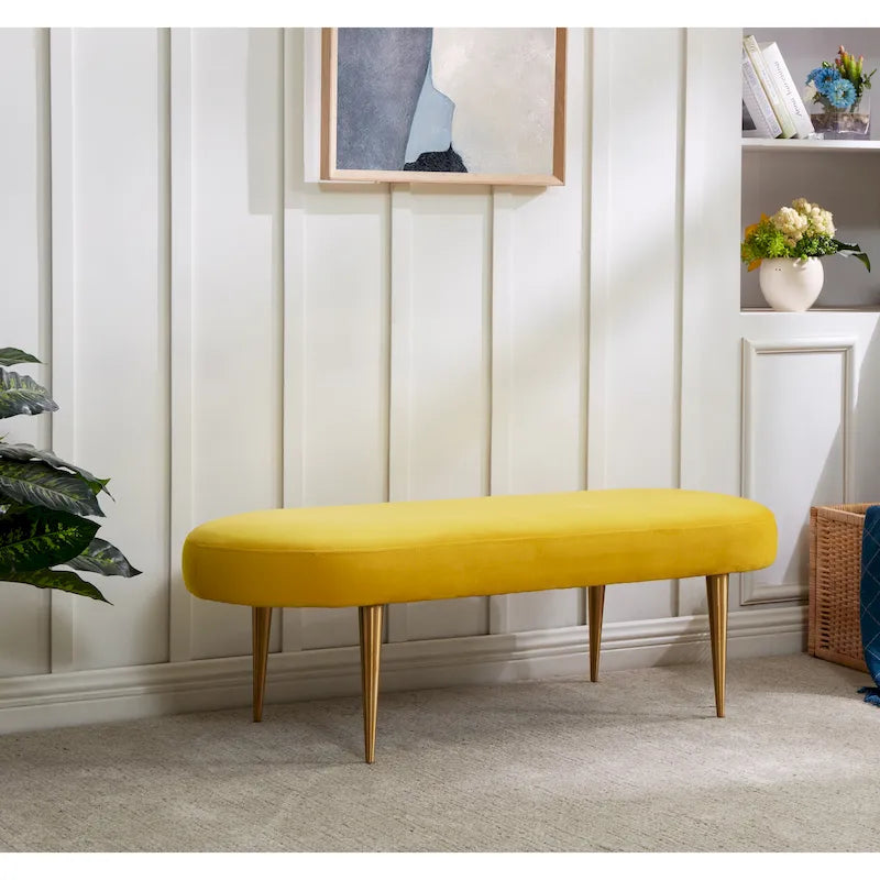 Banc ovale - 48Lx18Px16H