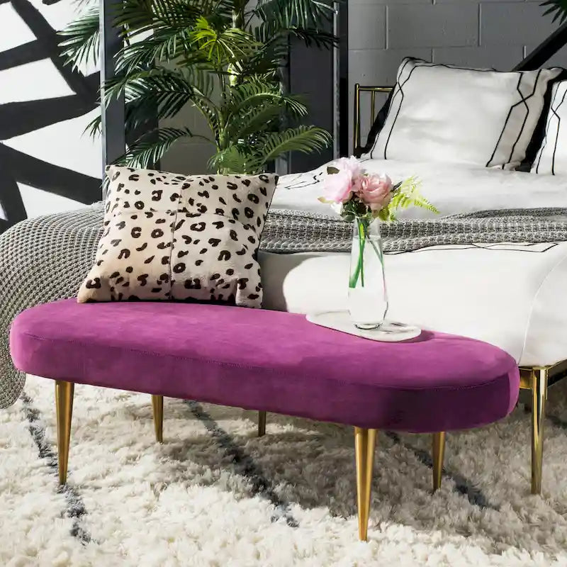 Banc ovale - 48Lx18Px16H