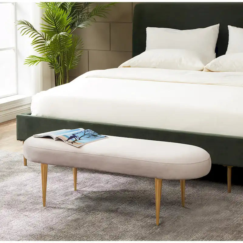 Banc ovale - 48Lx18Px16H