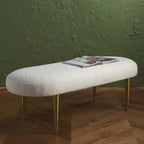 Banc ovale - 48Lx18Px16H