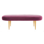 Banc ovale - 48Lx18Px16H