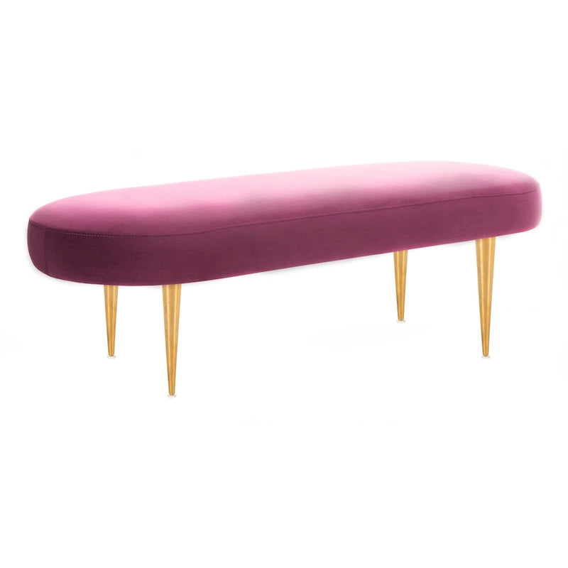 Banc ovale - 48Lx18Px16H