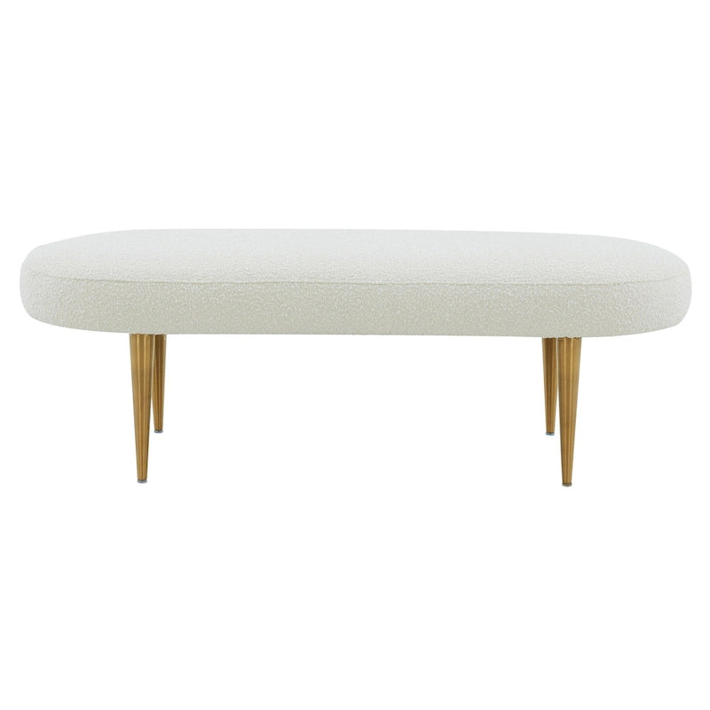 Banc ovale - 48Lx18Px16H