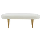Banc ovale - 48Lx18Px16H