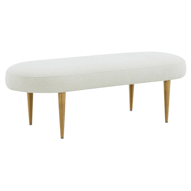 Banc ovale - 48Lx18Px16H