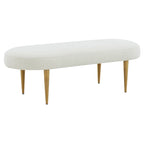 Banc ovale - 48Lx18Px16H