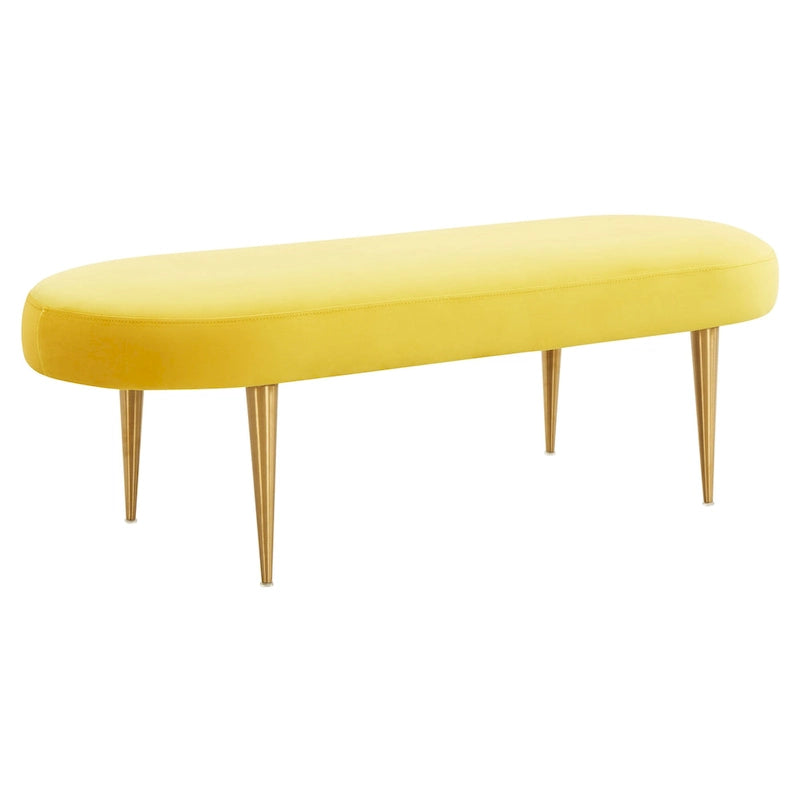 Banc ovale - 48Lx18Px16H