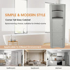 Meuble d'angle haut pour salle de bain