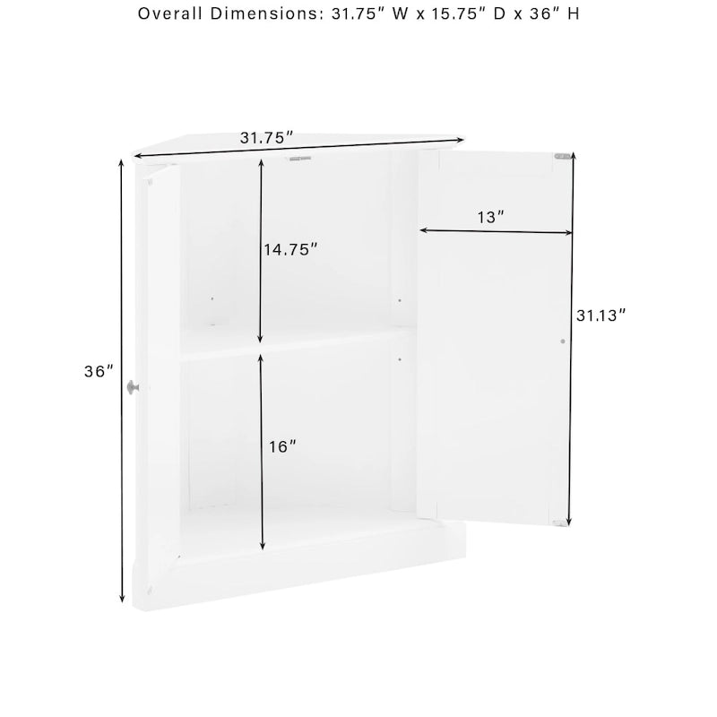 Garde-manger d'angle empilable