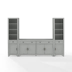 Ensemble buffet et bibliothèque 3 pièces - 15x97x67,63