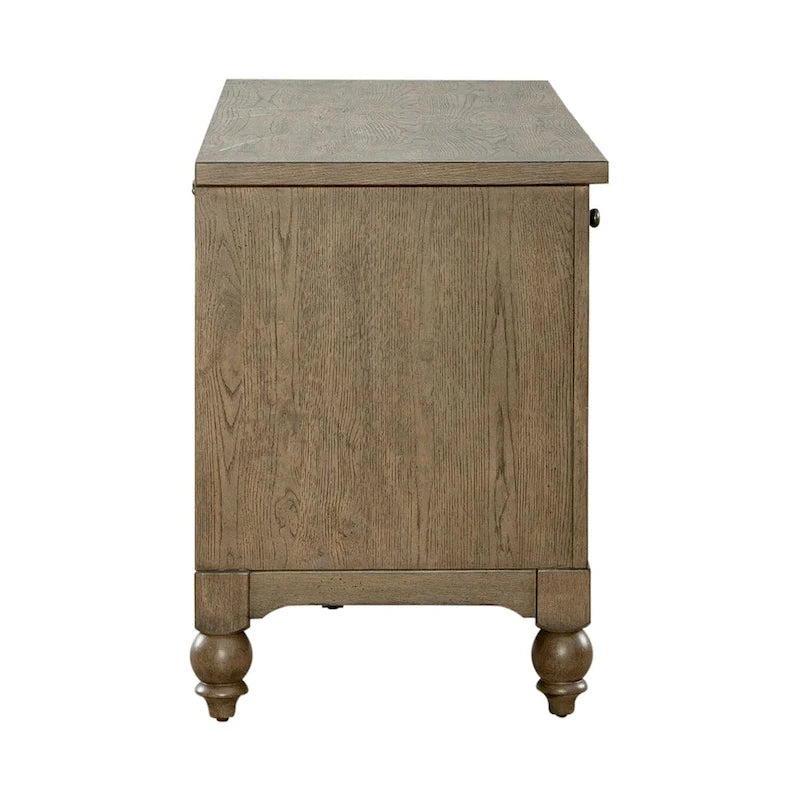 Crédence gris taupe rustique